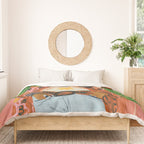 Hippie Girl Duvet Cover Gallery Image 3