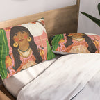 Hippie Girl Pillow Sham Gallery Image 2