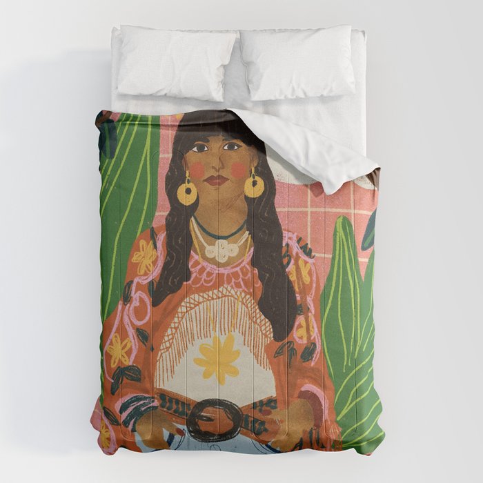 Hippie Girl Comforter Gallery Image 6