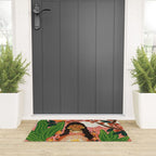 Hippie Girl Welcome Mat Gallery Image 3