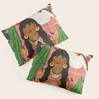 Hippie Girl Pillow Sham Gallery Image 3