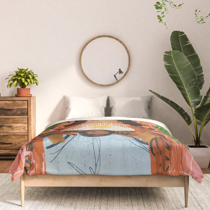 Hippie Girl Comforter Gallery Image 3