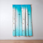 Beach Daydream Window Curtain Gallery Image 3