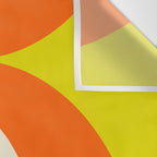 Fun Bold Colorful Retro Curves Abstract Wall Tapestry Gallery Image 3