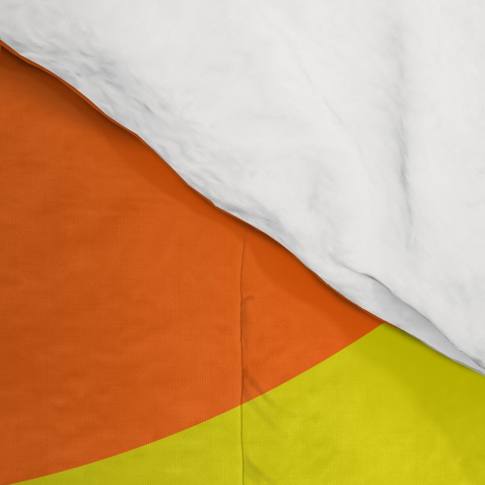 Fun Bold Colorful Retro Curves Abstract Comforter Gallery Image 4