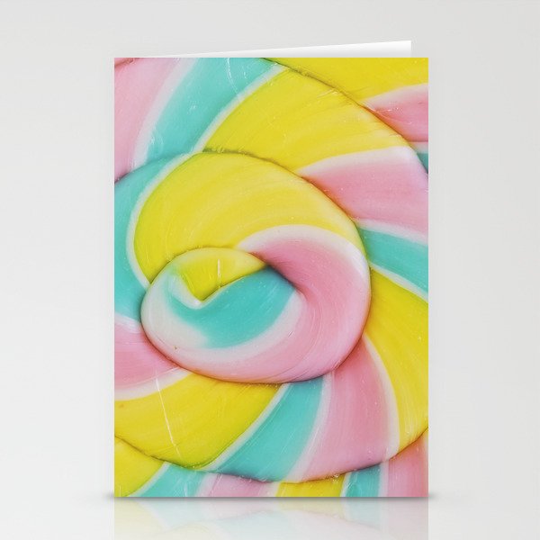 Rainbow Lollipop Stationery Card Gallery Image 2