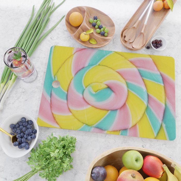 Rainbow Lollipop Cutting Board Gallery Image 2