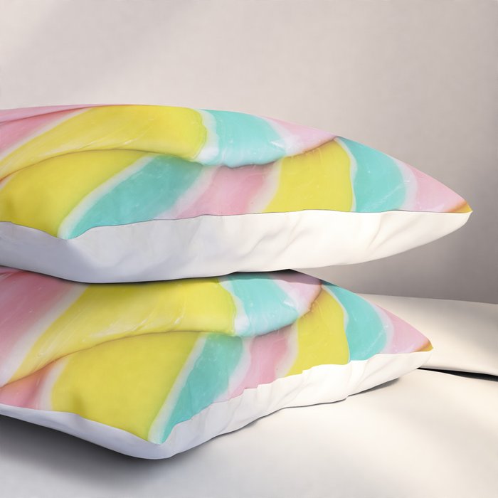 Rainbow Lollipop Pillow Sham Gallery Image 3