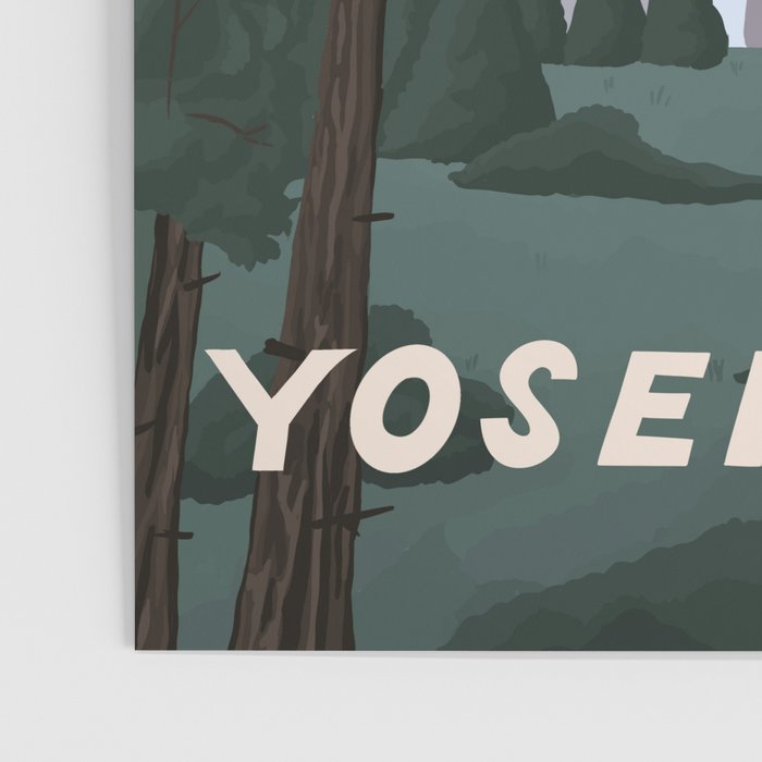 Yosemite National Park, Yosemite Falls, Waterfall, California Parks Poster Gallery Image 3