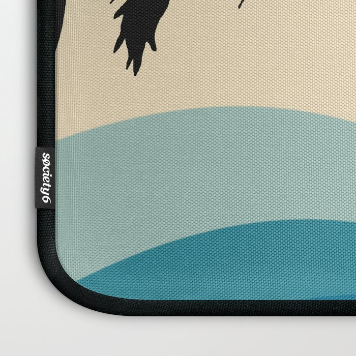 Abstract landscape art #5 Laptop Sleeve Gallery Image 3