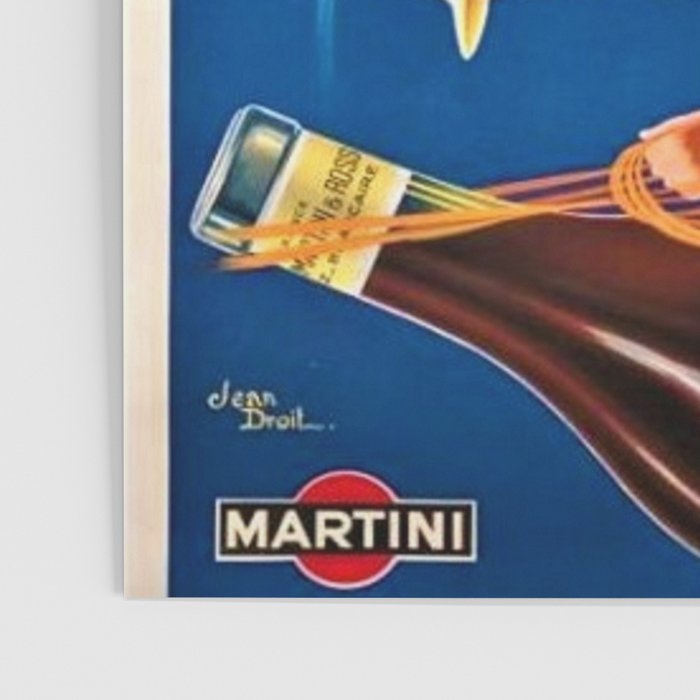 Vintage Martini and Rossi Sparkling Wine Vermouth Advertisement Poster Poster Gallery Image 3