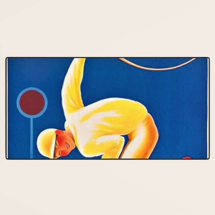 Vintage Martini and Rossi Sparkling Wine Vermouth Advertisement Poster Desk Mat Gallery Image 3