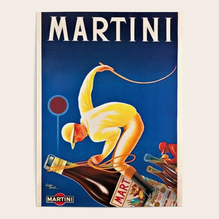 Vintage Martini and Rossi Sparkling Wine Vermouth Advertisement Poster Poster Gallery Image 4