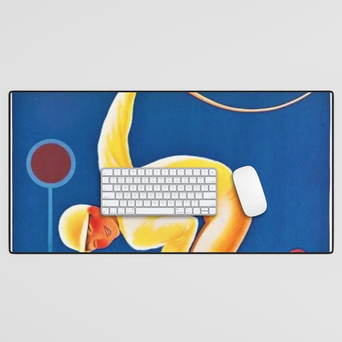 Vintage Martini and Rossi Sparkling Wine Vermouth Advertisement Poster Desk Mat Gallery Image 1