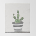 Vase 1 Throw Blanket Gallery Image 2