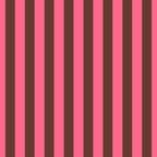 Narrow Stripes Vertical Pattern in Pink and Brown Coffee Mug Gallery Image 2
