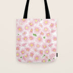 Chrysanthemum Watercolor  Tote Bag Gallery Image 1