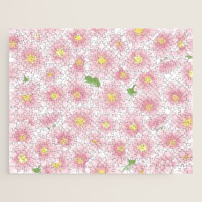 Chrysanthemum Watercolor  Jigsaw Puzzle Gallery Image 1