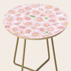 Chrysanthemum Watercolor  Side Table Gallery Image 2