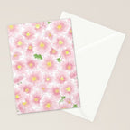 Chrysanthemum Watercolor  Stationery Card Gallery Image 2