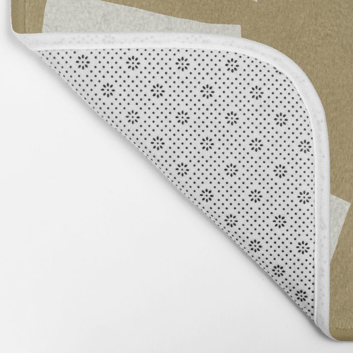 Sun Line Minimalist - Gold Beige Bath Mat Gallery Image 2