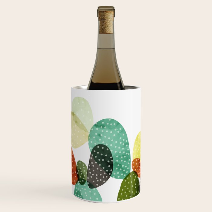 Cactus watercolor Wine Chiller Gallery Image 1