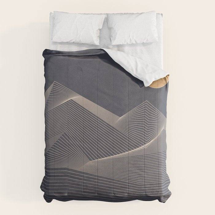 Abstract Mountains 2 Comforter Gallery Image 6