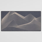 Abstract Mountains 2 Desk Mat Gallery Image 3