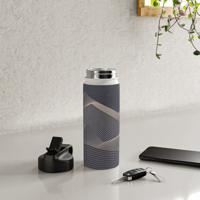Abstract Mountains 2 Water Bottle Gallery Image 4