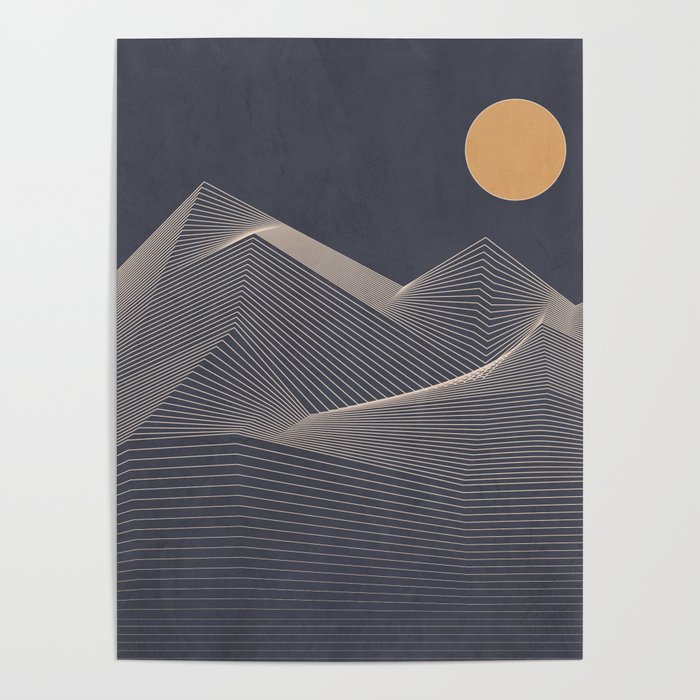 Abstract Mountains 2 Poster Gallery Image 1