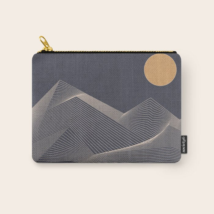 Abstract Mountains 2 Carry All Pouch Gallery Image 1