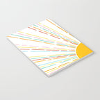 Retro Sunburst: Rainbow Edition Notebook Gallery Image 3