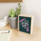 Go Get 'Em Tiger - Teal Mini Art Print Gallery Image 2