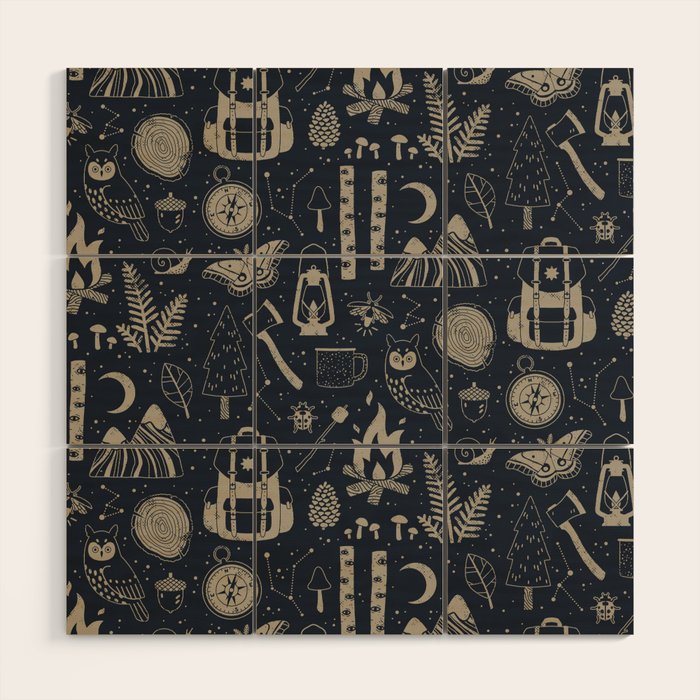 Into the Woods: Stargazing Wood Wall Art Gallery Image 1
