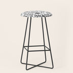Fun halloween cartoon doodle art pattern Stool Gallery Image 1
