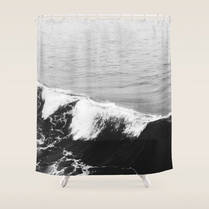 OCEAN WAVES Shower Curtain Gallery Image 1