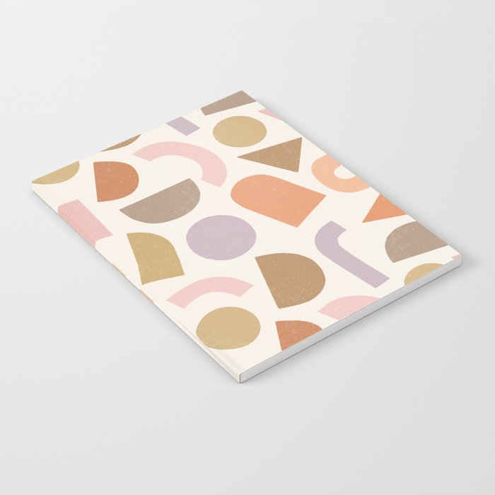 Bauhaus Geo Shapes - Fall Colors Notebook Gallery Image 1