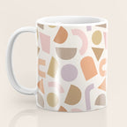 Bauhaus Geo Shapes - Fall Colors Coffee Mug Gallery Image 3