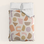 Bauhaus Geo Shapes - Fall Colors Comforter Gallery Image 6