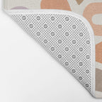 Bauhaus Geo Shapes - Fall Colors Bath Mat Gallery Image 2