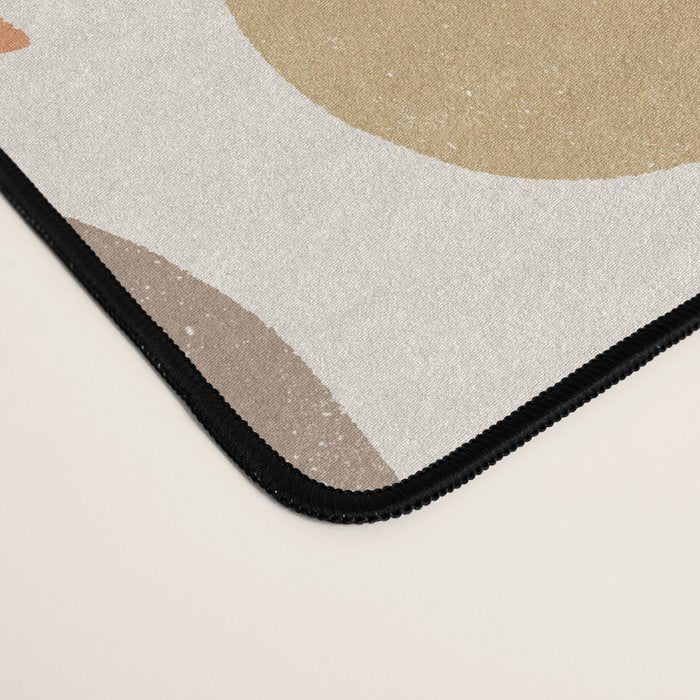 Bauhaus Geo Shapes - Fall Colors Desk Mat Gallery Image 4