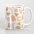 Bauhaus Geo Shapes - Fall Colors Coffee Mug Gallery Image 1