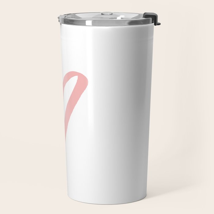 Heart Doodle Big 3 Travel Mug Gallery Image 2