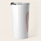 Heart Doodle Big 3 Travel Mug Gallery Image 3