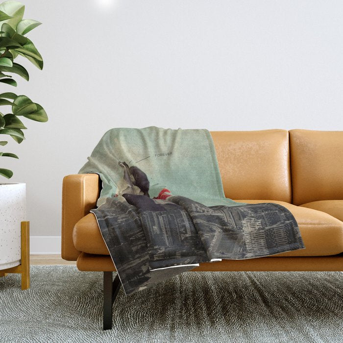 NeverForever Throw Blanket Gallery Image 1