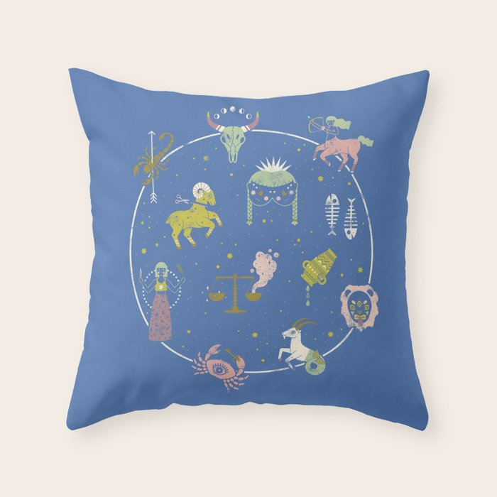 Strange Fortunes: Dreamscape Throw Pillow Gallery Image 6