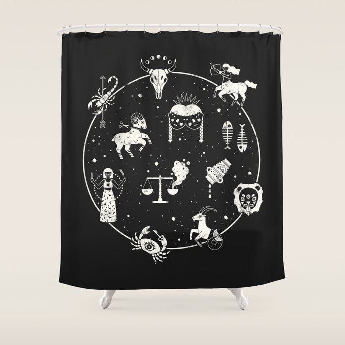 Strange Fortunes: Midnight Shower Curtain Gallery Image 1
