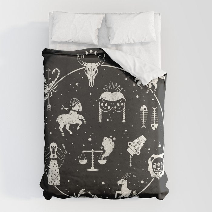 Strange Fortunes: Midnight Duvet Cover Gallery Image 6