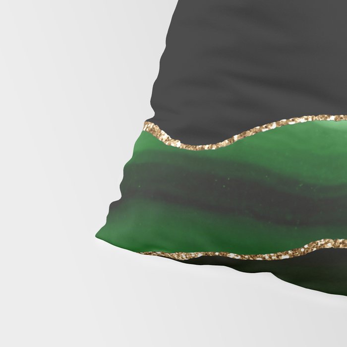 Emerald Marble Glamour Landscapes Pillow Sham Gallery Image 4