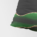 Emerald Marble Glamour Landscapes Pillow Sham Gallery Image 4
